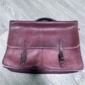 Vintage Coach Leather Men's Bag in Rich Brown 723-1833